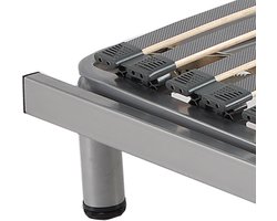 Beliani COMFORT - Verstelbare lattenbodem - Zilver - Staal
