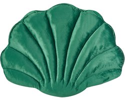 BELIANI CONSOLIDA - Sierkussen - Smaragdgroen - Fluweel