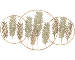 BELIANI COPERNICIUM - Wanddecoratie - Goud/Groen - Metaal