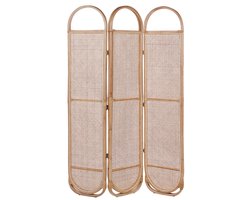 BELIANI CORTONA - Kamerscherm - Naturel - Rotan