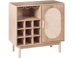 BELIANI COSTELLO - Wijnkast - Lichtbruin - Vezelplaat