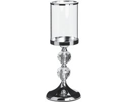 BELIANI COTUI - Kandelaar - Zilver - 37 cm - Metaal