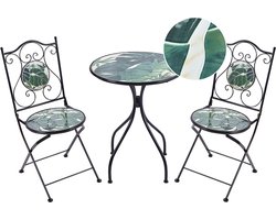 BELIANI COZZANA - Balkonset - Zwart - Metaal