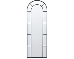 BELIANI CROSSES - Wandspiegel - Zwart - 60 x 170 cm - Metaal