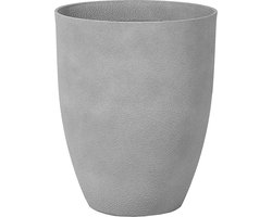 BELIANI CROTON - Plantenbak - Lichtgrijs - 43 cm - Stenenmix