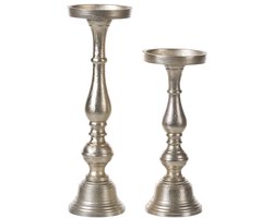 BELIANI CUBA - Kandelaar set van 2 - Goud - Aluminium