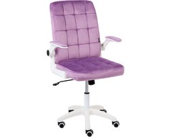 BELIANI DANDY - Bureaustoel - Violet - Fluweel