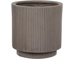 BELIANI DARIA - Bloempot - Taupe - 30 cm - Kleivezels