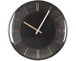 BELIANI DAROCA - Wandklok - Zwart - Synthetisch materiaal