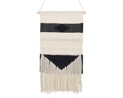 BELIANI DASKA - Wanddecoratie - Lichtbeige - Katoen