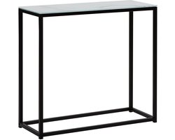 BELIANI DELANO - Consoletafel - Wit - Veiligheidsglas