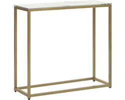 Beliani DELANO - Consoletafel - Wit - Veiligheidsglas