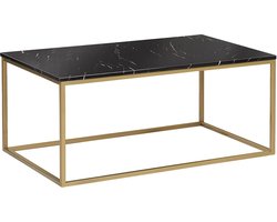 BELIANI DELANO - Salontafel - Zwart/Goud - MDF