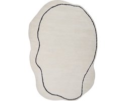 BELIANI DERA - Vloerkleed - Beige - 160 x 230 cm - Viscose