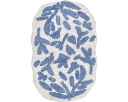 BELIANI DERIK - Badmat - Gebroken wit - 60 x 90 cm - Katoen