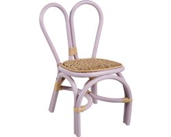 BELIANI DESIMI - Kinderstoel - Paars - Rotan