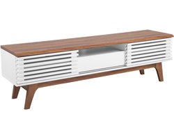 BELIANI DETROIT - TV-meubel - Wit - Spaanplaat