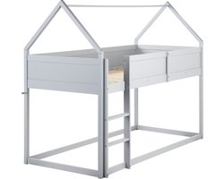 BELIANI DIENNE - Kinderbed - Grijs - 90 x 200 cm - Dennenhout