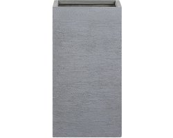 BELIANI DION - Plantenbak - Grijs - 40 cm - Klei-vezelmengsel