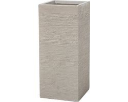 BELIANI DION - Plantenbak - Lichtbeige - 26 cm - Klei-vezelmengsel