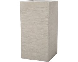 BELIANI DION - Plantenbak - Lichtbeige - 40 cm - Klei-vezelmengsel