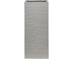 BELIANI DION - Plantenbak - Lichtgrijs - 60 cm - Klei-vezelmengsel
