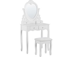 BELIANI DIVA - Kaptafel - Wit - MDF