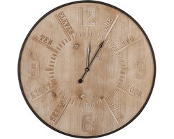 BELIANI DOLE - Wandklok - Lichte houtkleur - MDF