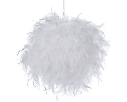 BELIANI DRAVA - Kinderlamp - Wit - Veren