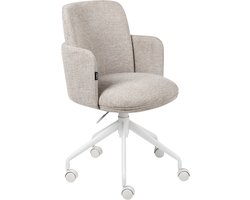 BELIANI DRYDEN - Bureaustoel - Beige - Polyester
