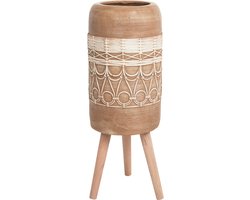 BELIANI DRYOPTERIS - Bloempot - Lichtbruin - Magnesium