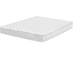 BELIANI DUO - Pocketveringmatras - Wit - 140 x 200 cm - Polyester