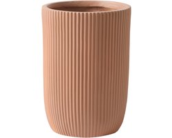 BELIANI EANTIO - Bloempot - 30 x 30 x 49 cm - Bruin - Kleivezels