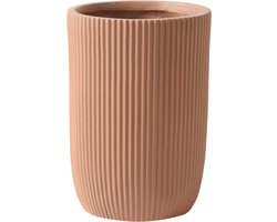 BELIANI EANTIO - Bloempot - 37 x 37 x 56 cm - Bruin - Kleivezels