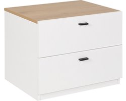 BELIANI EDISON - Nachtkastje - Wit - MDF
