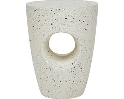 BELIANI EDOLO - Bijzettafel - Terrazzo - Lichtbeton