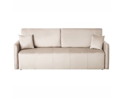 BELIANI EGGE - Driezitsbank - Taupe - Fluweel