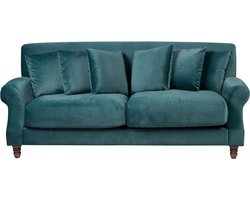BELIANI EIKE - Tweezitsbank - Blauwgroen - Fluweel