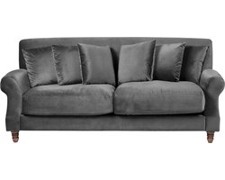 BELIANI EIKE - Tweezitsbank - Grijs - Fluweel