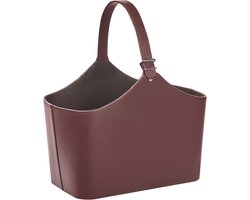 BELIANI ELAM - Opbergmand - Bruin - Kunstleer