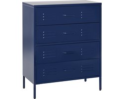 Beliani ENAGO - Commode - Blauw - Staal