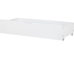 BELIANI EPANEY - Bedlade set van 2 - Wit - Dennenhout