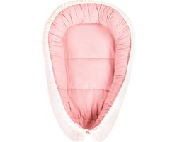 BELIANI EREB - Babynestje - Roze/Beige - 55 x 90 cm - Katoen