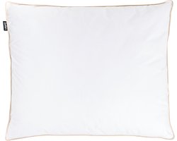 BELIANI ETNA - Hoofdkussen 3 vakken - Wit - 50 x 60 cm - Hoog - Eendenveren