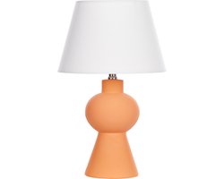 BELIANI FABILOS - Tafellamp - Oranje - Keramiek