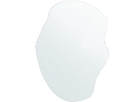 BELIANI FALAISE - Wandspiegel - Zilver - Glas