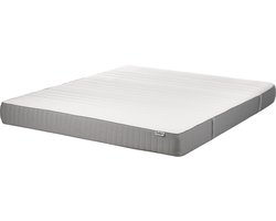 BELIANI FANTASY - Latexmatras stevig - Wit - 180 x 200 cm - Polyester