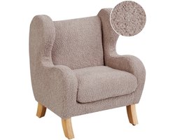 BELIANI FARUM - Kinderfauteuil - Taupe - Bouclé