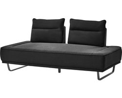 BELIANI FAXEN - Driezitsbank - Zwart - Polyester