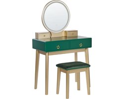 Beliani FEDRY - Kaptafel - Groen - MDF